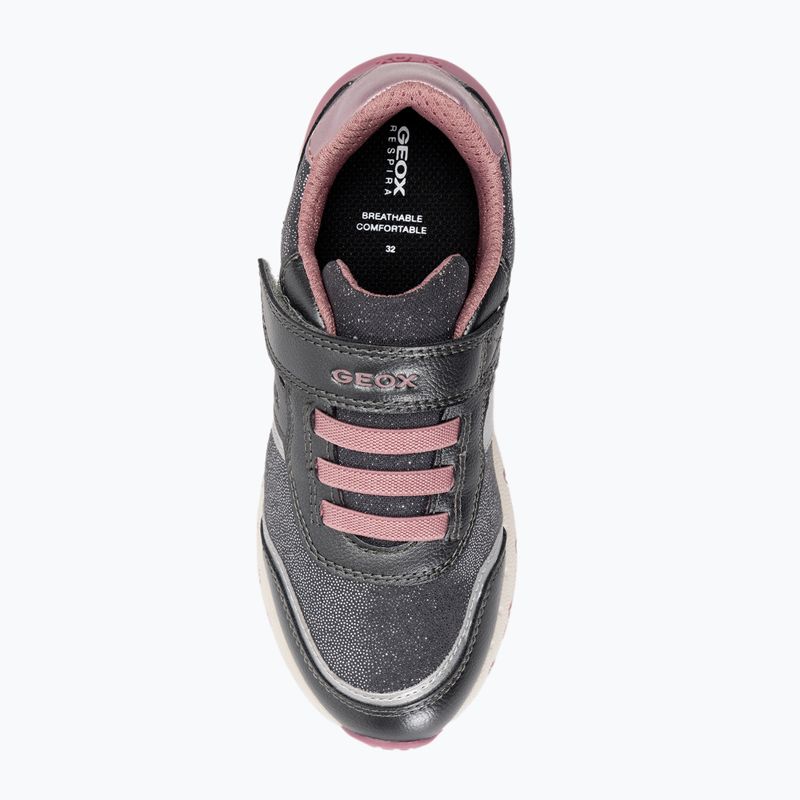 Черевики дитячі гeox Fastics гrey/old rose 6