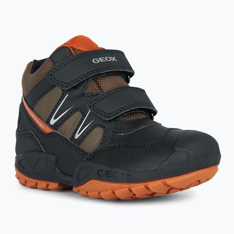 Черевики дитячі Geox New Savage Abx black/dark orange 7