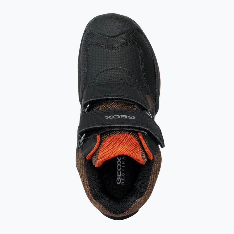 Черевики дитячі Geox New Savage Abx black/dark orange 11