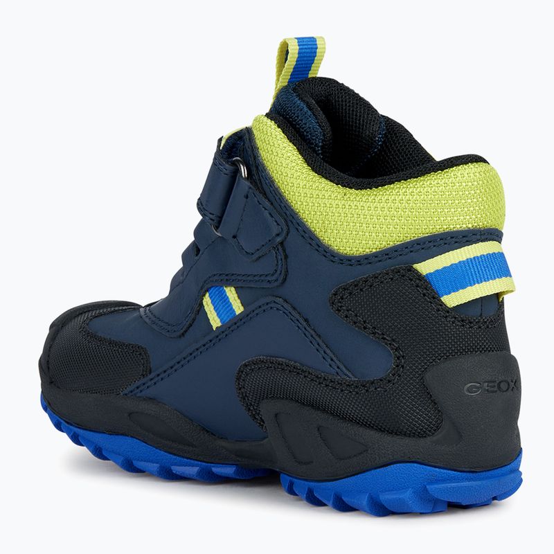 Черевики дитячі Geox New Savage Abx navy/lime green 9