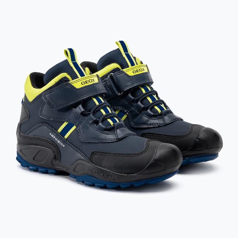 Черевики дитячі Geox New Savage Abx navy/lime green 4
