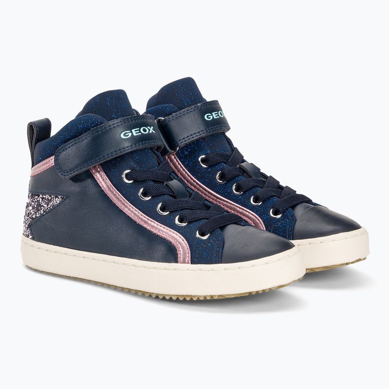 Черевики дитячі гeox Kalispera navy/dark silver 4