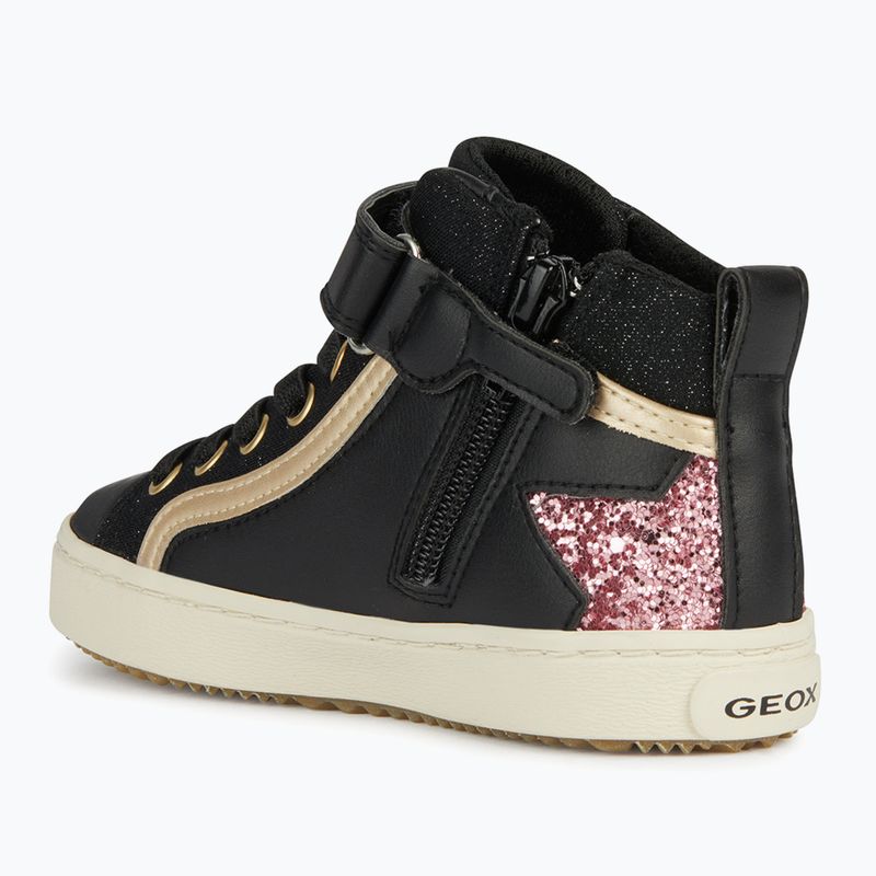 Черевики дитячі гeox Kalispera black/dark pink 9