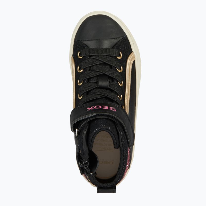 Черевики дитячі гeox Kalispera black/dark pink 11
