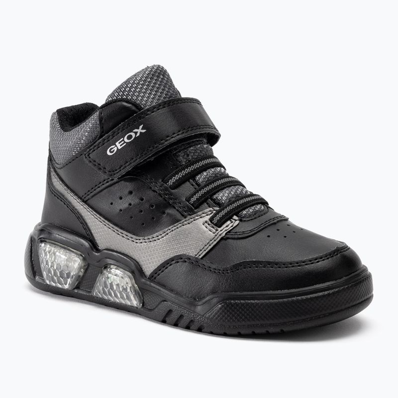 Черевики дитячі гeox Illuminus black/dark гrey