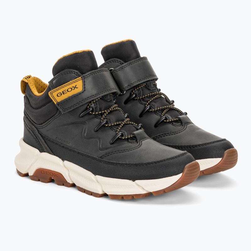 Черевики дитячі Geox Flexyper Plus black/dark yellow 4