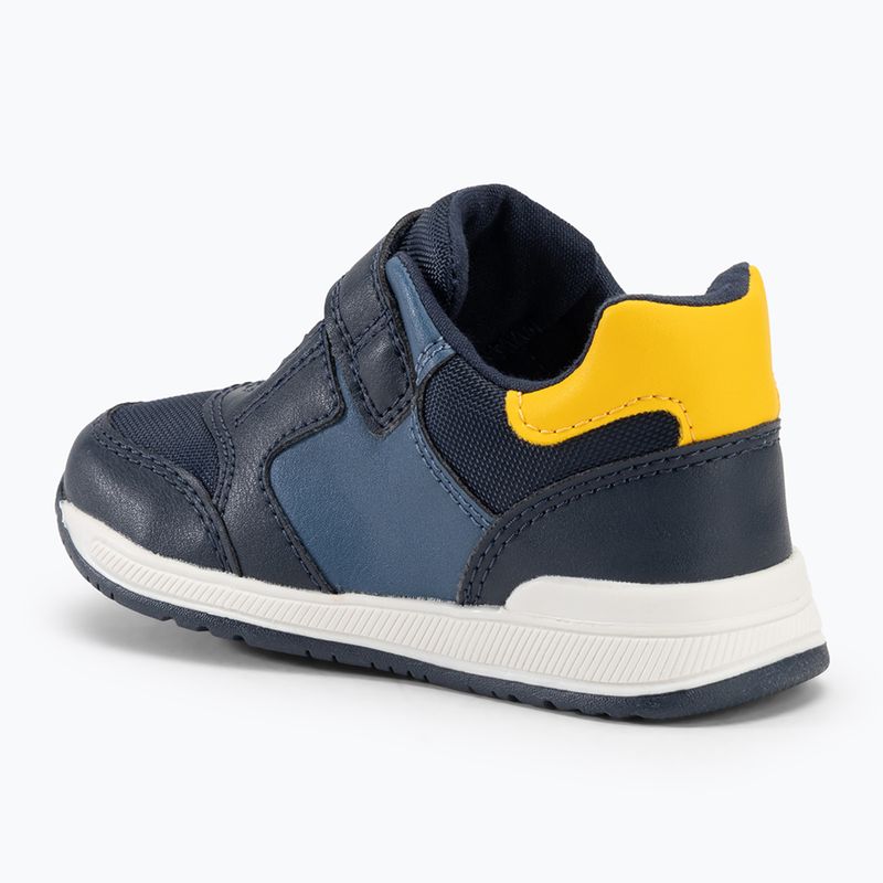 Черевики дитячі Geox Rishon nylon navy / yellow 3