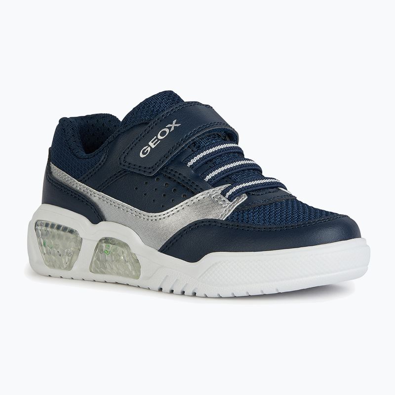 Кросівки дитячі Geox Illuminus ocean blue/silver 9