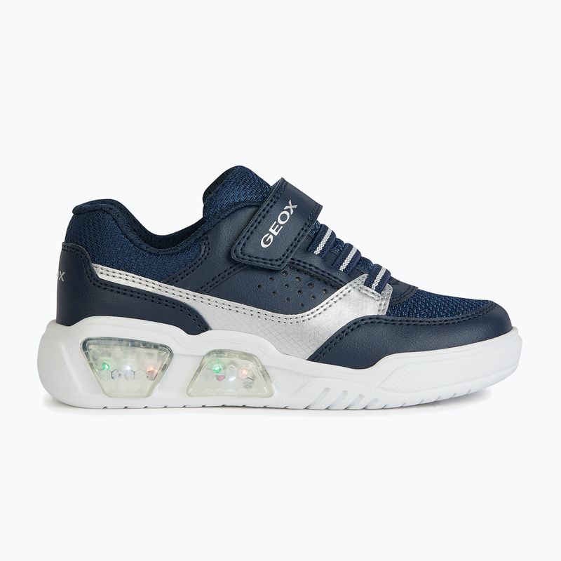 Кросівки дитячі Geox Illuminus ocean blue/silver 11