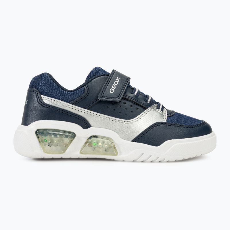 Кросівки дитячі Geox Illuminus ocean blue/silver 2