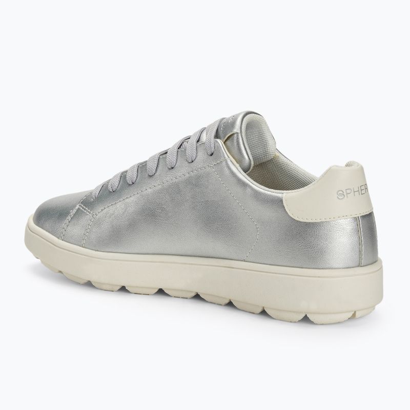 Кросівки жіночі Geox Spherica Ecub-1 silver/optic white 4