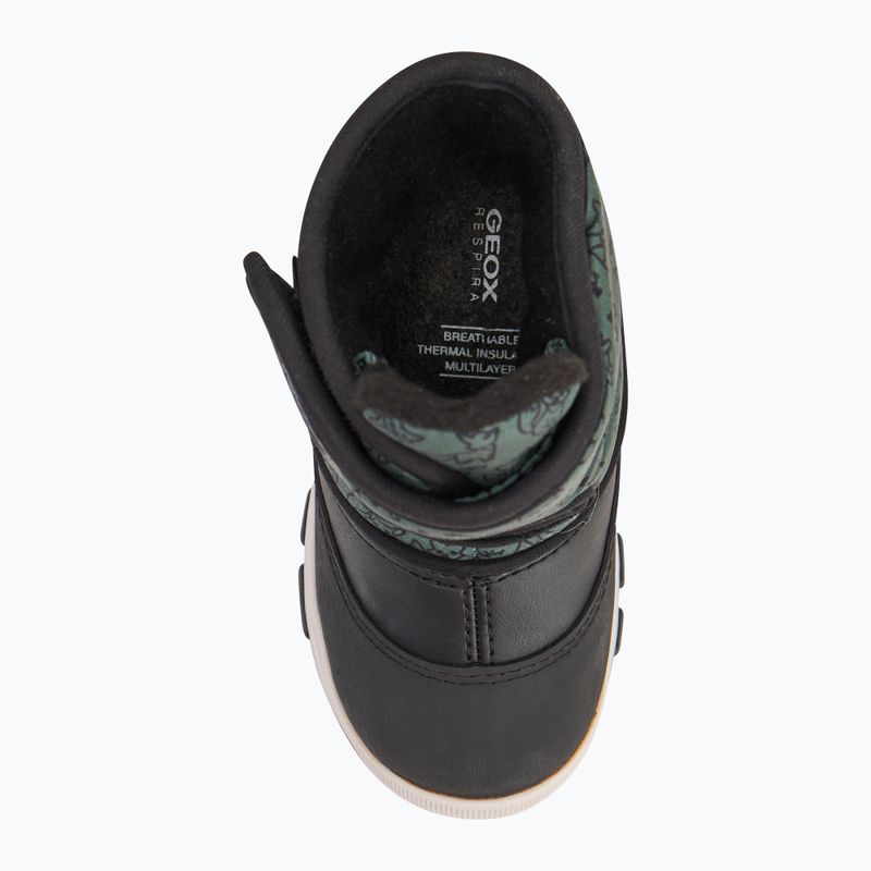 Черевики зимові дитячі Geox Flanfil ABX black / forest 5