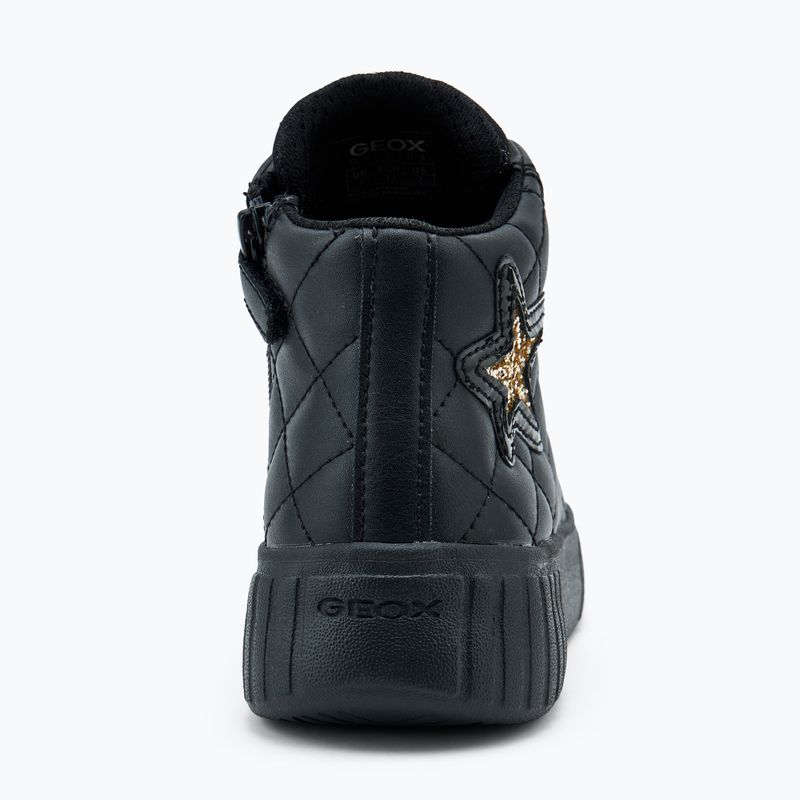 Молодші туфлі Geox Mikiroshi чорні/платинові 6
