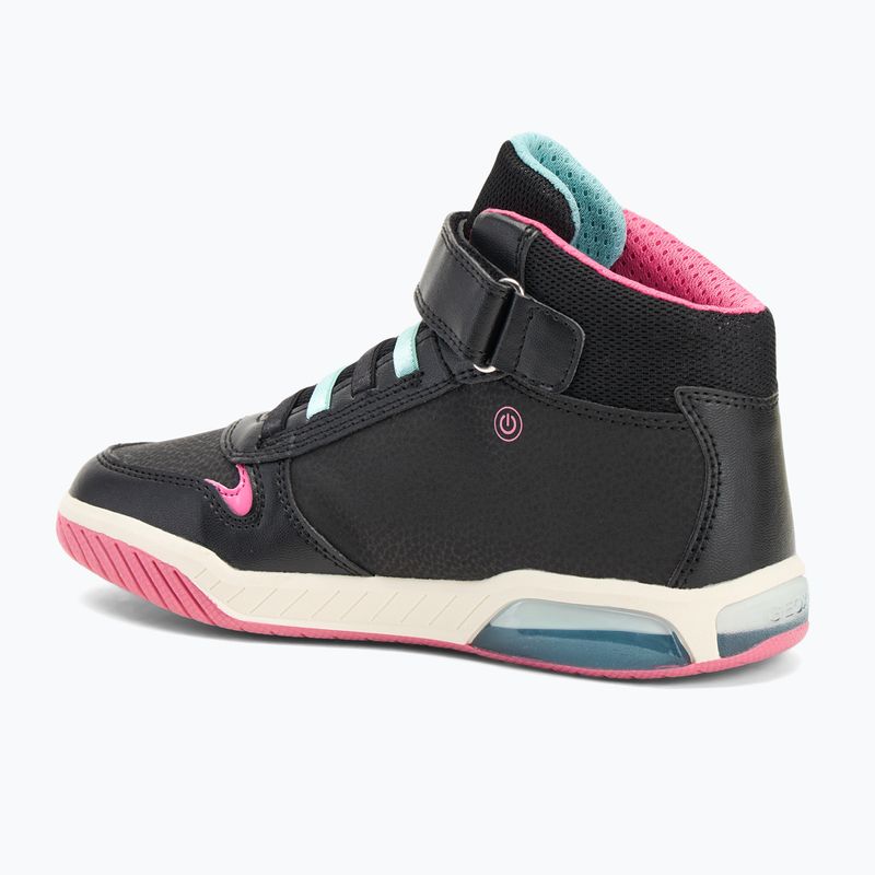 Кросівки дитячі Geox Inek black / aqua 3
