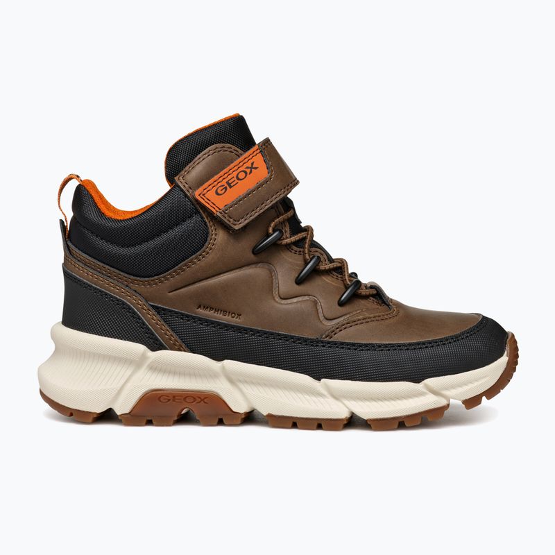 Черевики підліткові Geox Flexyper Plus brown cotto / black 2