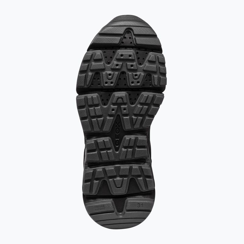 Дитячі туфлі Geox Flexyper Plus ABX чорні/темно-сірі 13