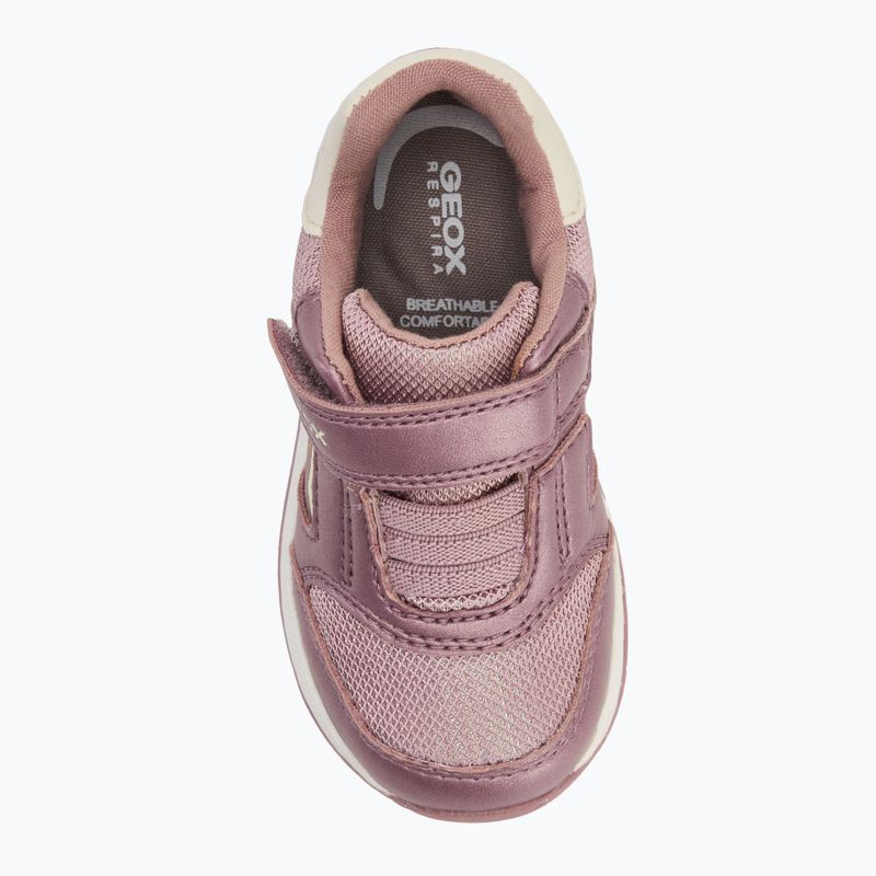 Черевики дитячі Geox Rishon dark pink/old white 5
