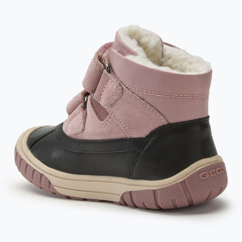 Черевики зимові дитячі Geox Omar black / pink 3