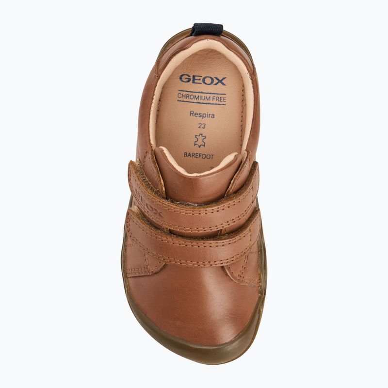 Кросівки barefoot дитячі Geox Steppieup cognac 5
