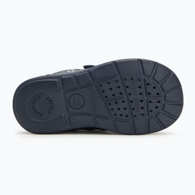 Дитячі туфлі Geox Elthan темно-сині/темно-сріблясті 4