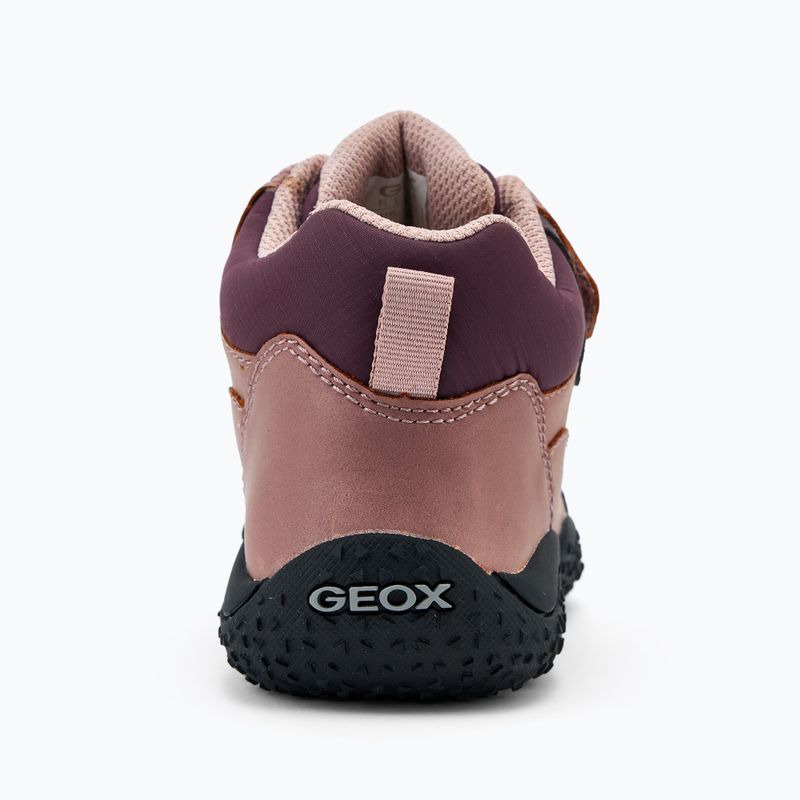 Дитячі туфлі Geox Baltic ABX темно-рожеві/темно-бордові 6