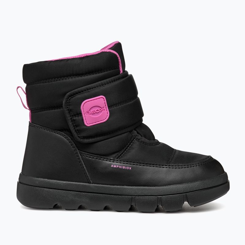 Черевики зимові дитячі Geox Willaboom ABX black / fuchsia 2