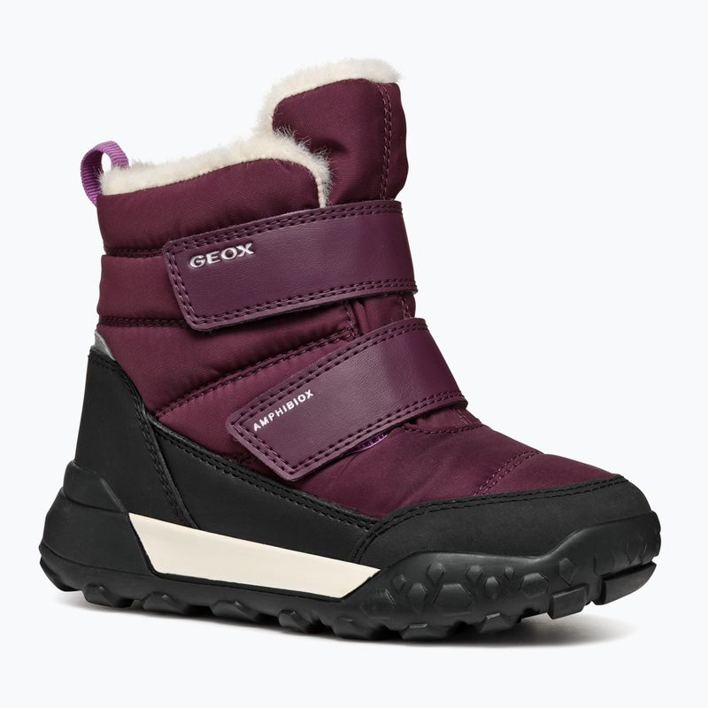 Дитячі снігоступи Geox Trekkyup ABX бордові 8