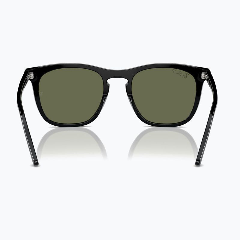 Окуляри сонцезахисні Ray-Ban RB2210 black/green polarized 5