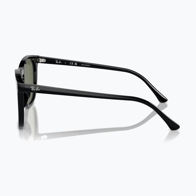 Окуляри сонцезахисні Ray-Ban RB2210 black/green polarized 6