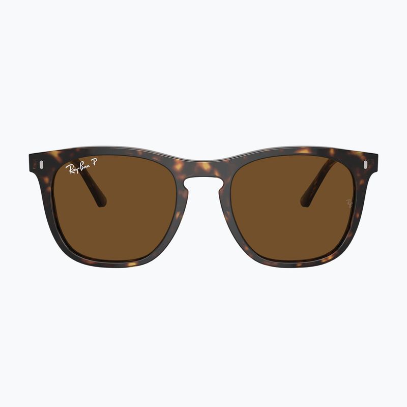 Окуляри сонцезахисні Ray-Ban RB2210 havana/brown polarized 2