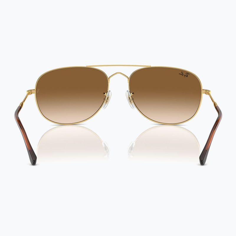 Окуляри сонцезахисні Ray-Ban Bain Bridge arista gold/clear brown 5