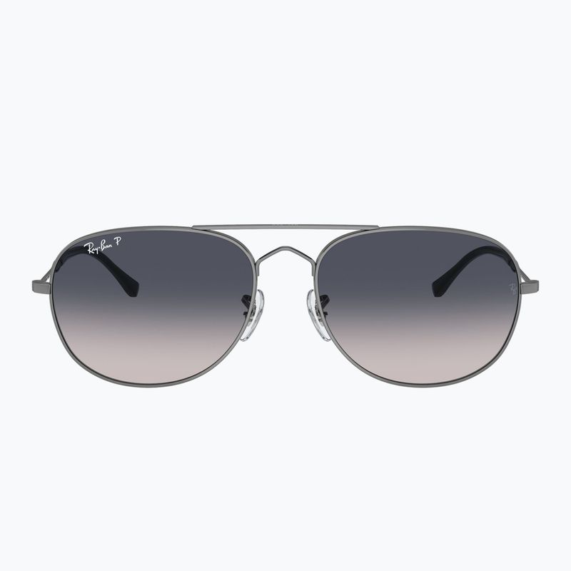 Окуляри сонцезахисні Ray-Ban Bain Bridge gunmetal/blue polarized 2