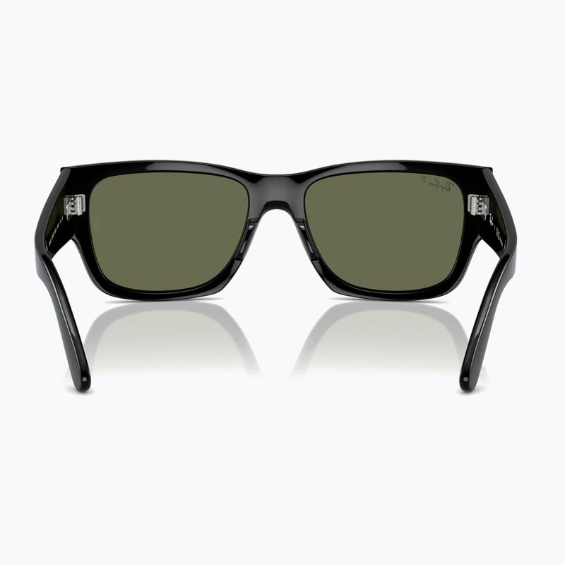 Окуляри сонцезахисні Ray-Ban Carlos black/green polarized 5