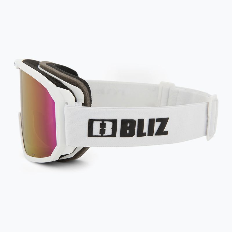 Окуляри гірськолижні Bliz Rave matt white/brown pink 4