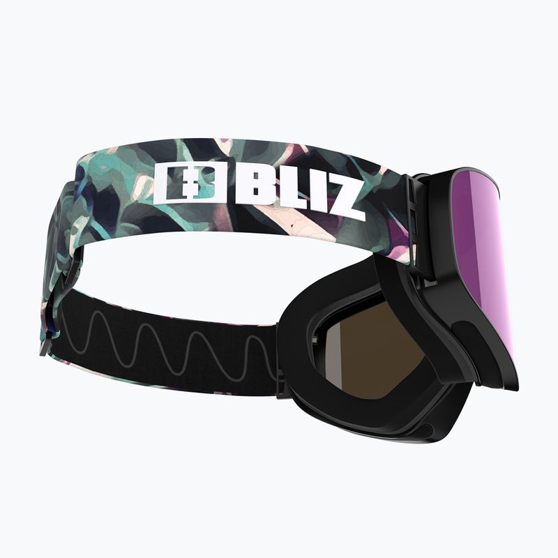 Окуляри гірськолижні Bliz Flow matte black/brown ice pink 5