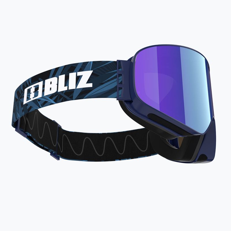 Окуляри гірськолижні Bliz Flow matte blue/brown blue 4