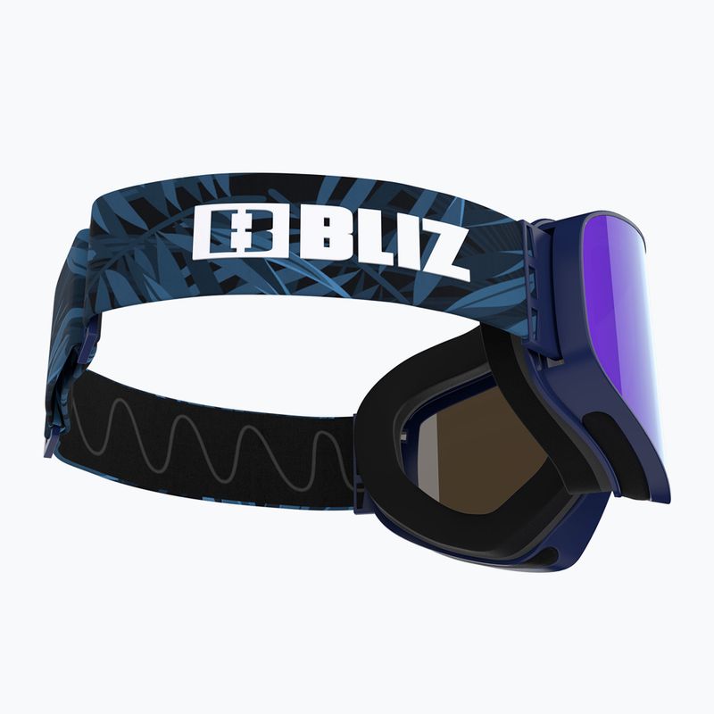 Окуляри гірськолижні Bliz Flow matte blue/brown blue 5