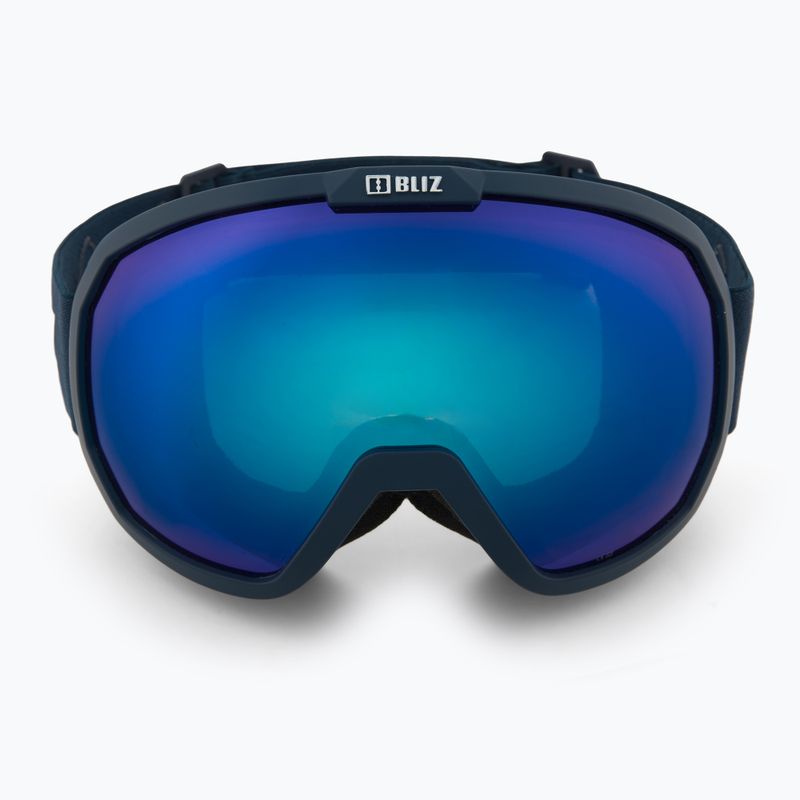 Окуляри гірськолижні Bliz Charge OTG matt dark blue/brown blue 2