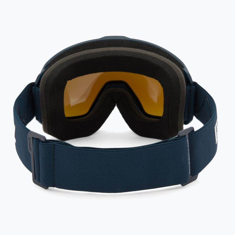 Окуляри гірськолижні Bliz Charge OTG matt dark blue/brown blue 3