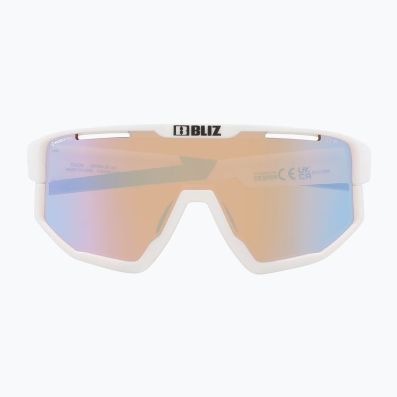 Окуляри сонцезахисні Bliz Fusion Nano Optics Nordic Light matt white/ coral/ orange w blue multi 3