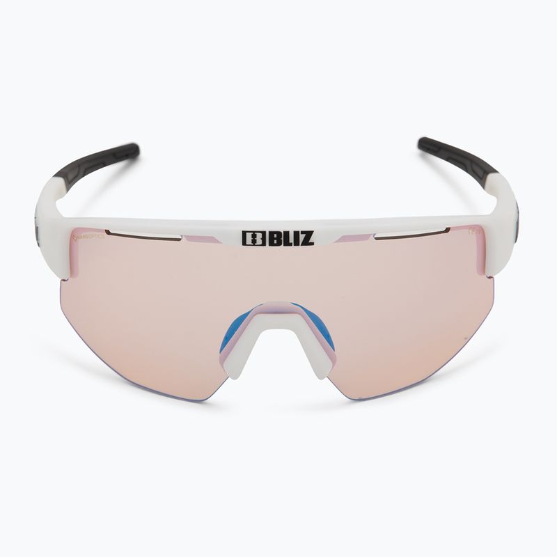 Сонцезахисні окуляри Bliz Matrix Small Nano Optics Nordic Light матові білі/коралові/помаранчево-сині 3
