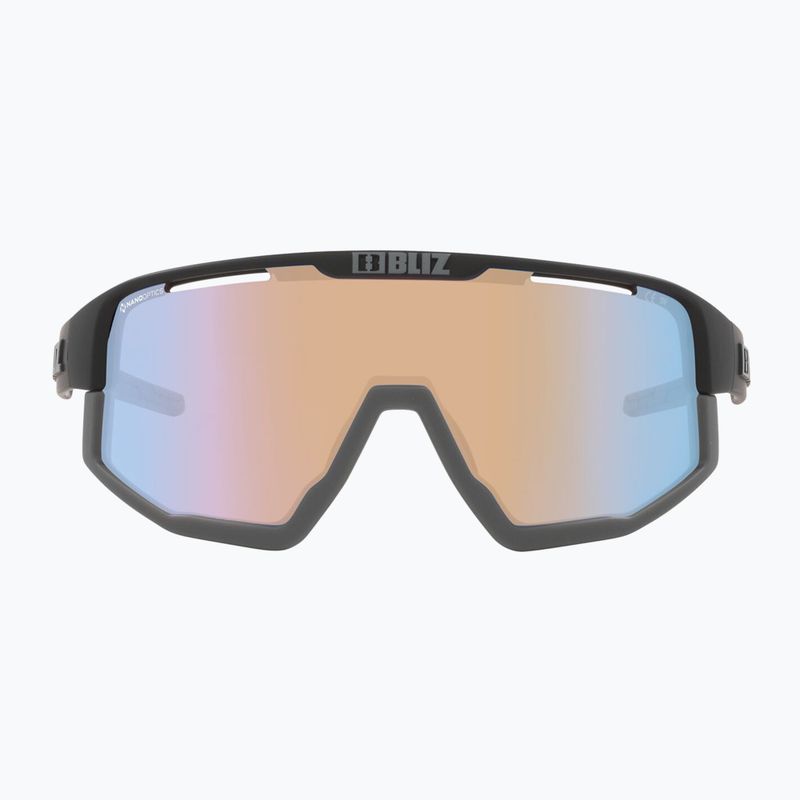 Сонцезахисні окуляри Bliz Fusion Small Nano Optics Nordic Light матові чорні / коралові / оранжево-сині 2