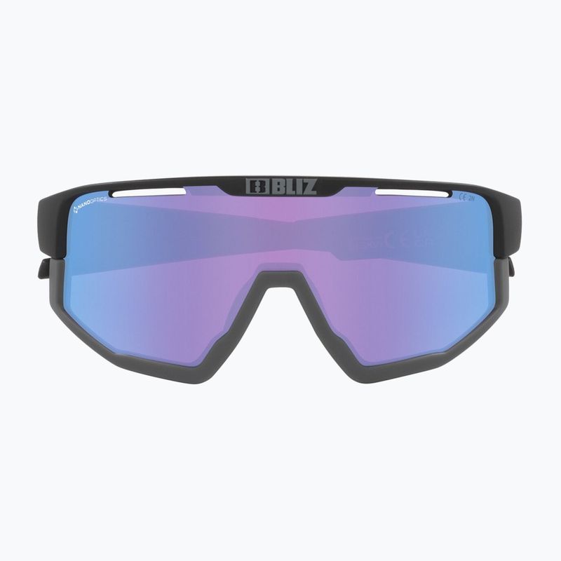 Сонцезахисні окуляри Bliz Fusion Small Nano Optics Nordic Light матові чорні/бегонія/фіолетово-блакитні 2