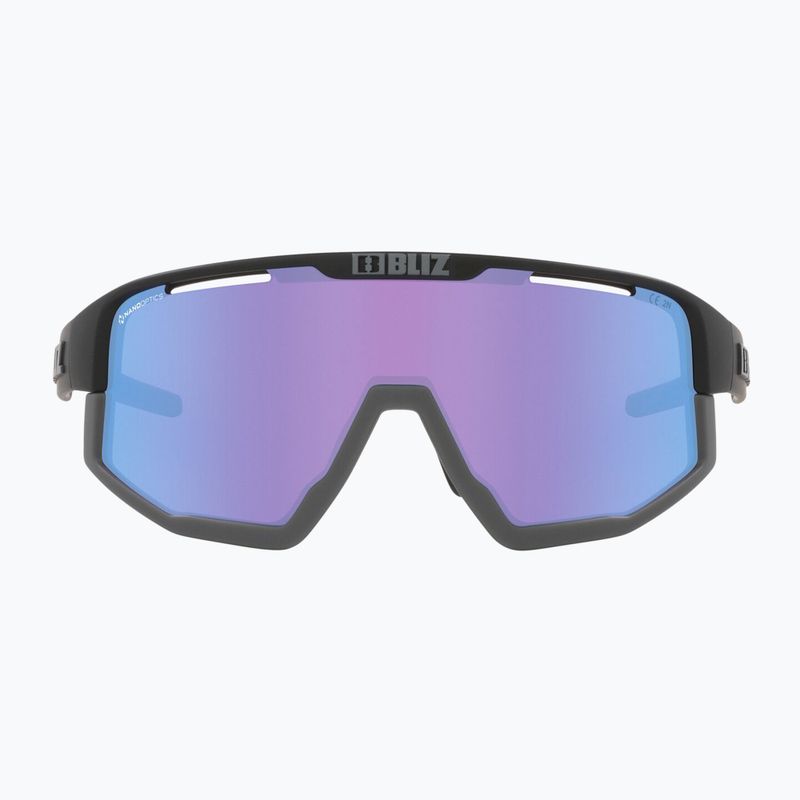 Сонцезахисні окуляри Bliz Fusion Small Nano Optics Nordic Light матові чорні/бегонія/фіолетово-блакитні 3