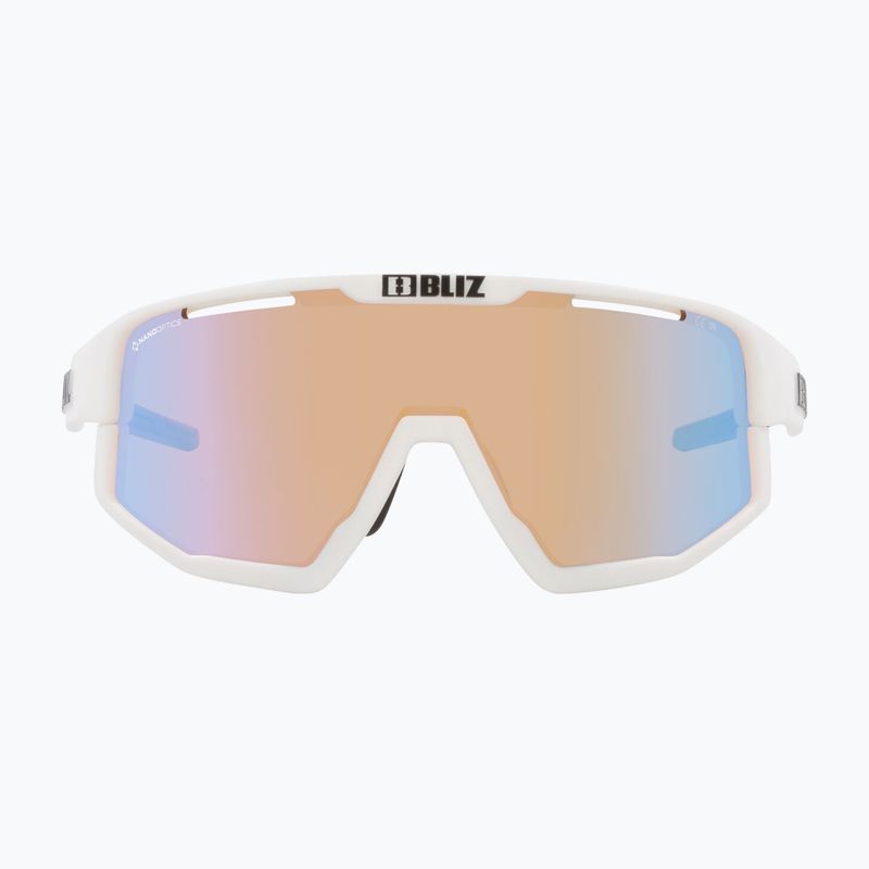 Сонцезахисні окуляри Bliz Fusion Small Nano Optics Nordic Light матові білі / коралові / оранжево-сині 2