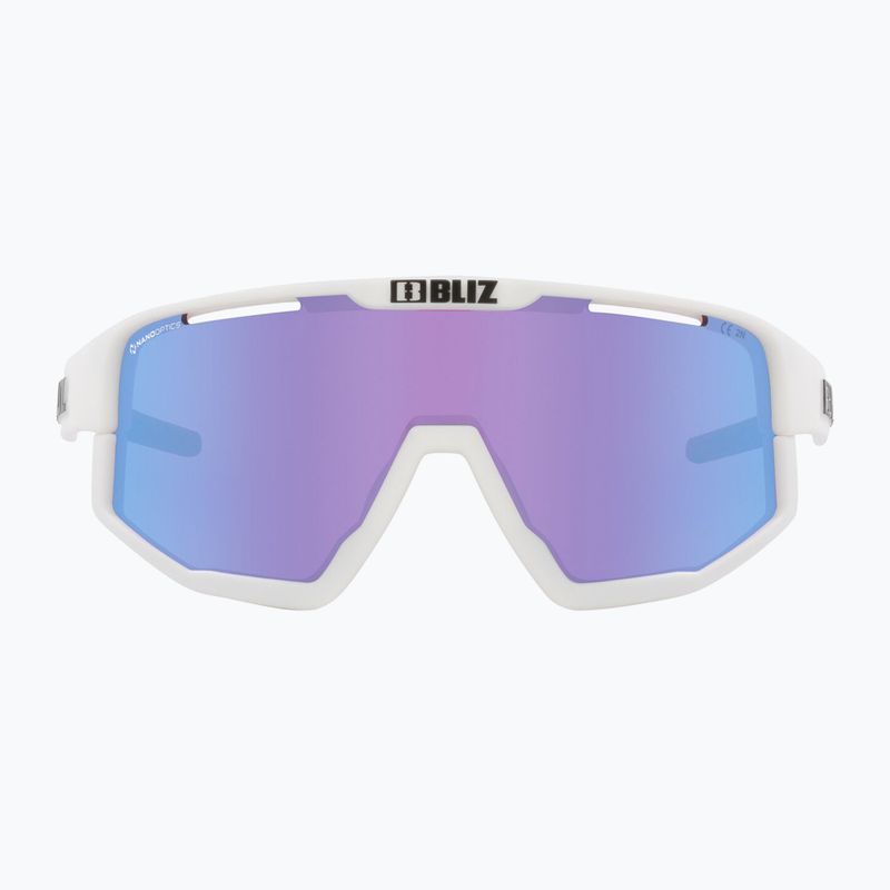Сонцезахисні окуляри Bliz Fusion Small Nano Optics Nordic Light матові білі/бегонія/фіолетово-блакитні 3