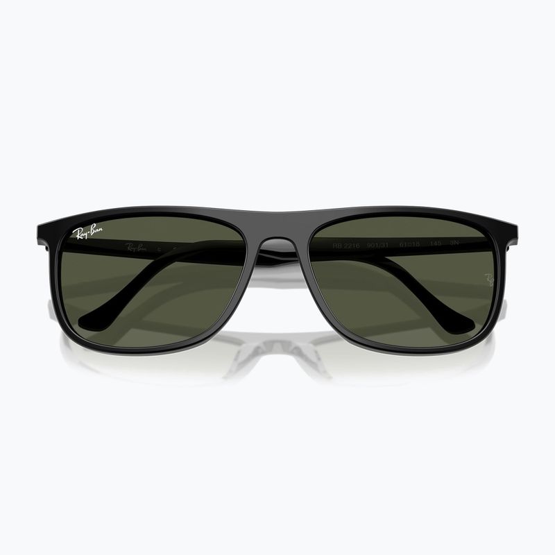 Окуляри сонцезахисні Ray-Ban RB2216 black/green 3