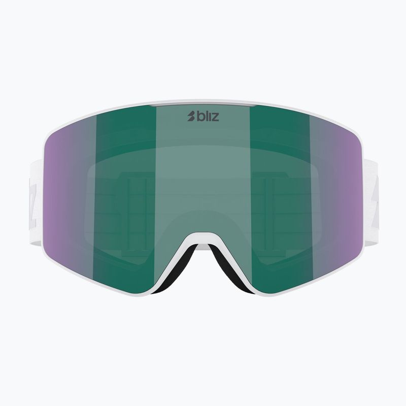 Окуляри гірськолижні Bliz G001 matte white/brown/green multi 7