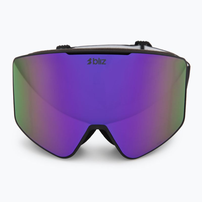 Окуляри гірськолижні Bliz G001 matte black/brown/purple multi 2