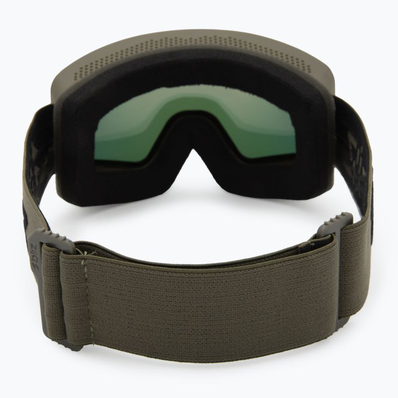 Окуляри гірськолижні Bliz G001 matte camo green/brown/red multi 3